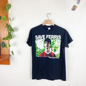 Save Ferris Bueller Graphic Short Sleeve Tee Shirt